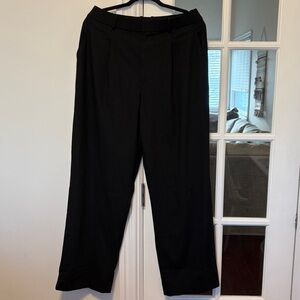 Black Dress Pants/trousers Straight Leg